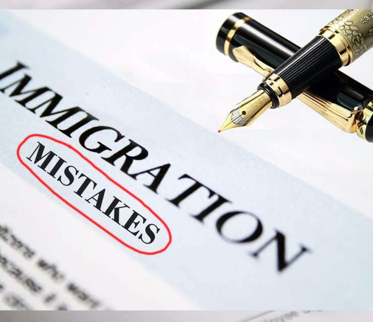 Some mistakes can get your visa denied, and the applicant should consider to avoid them.